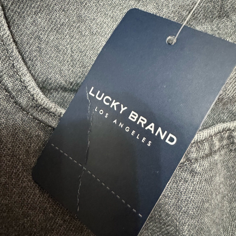 NWT Lucky Brand grey denim mini skirt - Picture 3 of 6